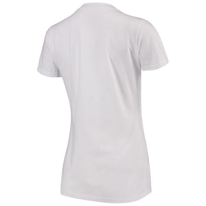 New York Yankees G-Iii 4Her By Carl Banks Women's Game On V-Neck T-Shirt - White MLB Ladies V-Neck