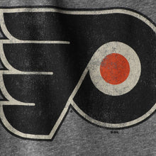 Load image into Gallery viewer, Philadelphia Flyers Adidas Heritage Logo Series Tri-Blend T-Shirt - Heathered Gray NHL Guys Tee
