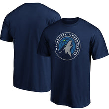 Load image into Gallery viewer, Minnesota Timberwolves Primary Team Logo T-Shirt - Navy NBA Guys Tee

