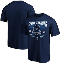 Load image into Gallery viewer, Tampa Bay Rays 2020 Spring Training Pick Off Move T-Shirt – Navy MLB Guys Tee
