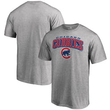 Load image into Gallery viewer, Chicago Cubs Hometown Collection Cubbies T-Shirt - Heather Gray MLB Guys Tee

