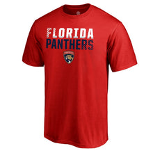 Load image into Gallery viewer, Florida Panthers Iconic Collection Fade Out T-Shirt - Red NHL Guys Tee
