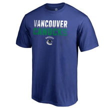 Load image into Gallery viewer, Vancouver Canucks Iconic Collection Fade Out T-Shirt - Royal NHL Guys Tee
