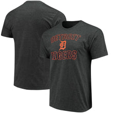 Load image into Gallery viewer, Detroit Tigers Victory Arch T-Shirt - Charcoal MLB Guys Tee
