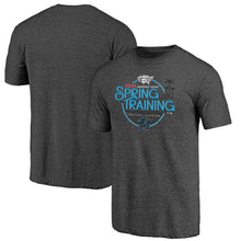 Load image into Gallery viewer, Miami Marlins 2020 Spring Training Round Trip Tri-Blend T-Shirt – Black MLB Guys Tee
