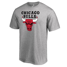 Load image into Gallery viewer, Chicago Bulls Primary Logo T-Shirt - Ash NBA Guys Tee
