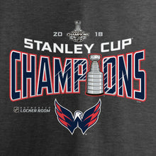 Load image into Gallery viewer, Washington Capitals 2018 Stanley Cup Champions Locker Room Appeal Play T-Shirt - Heather Charcoal NHL Guys Tee
