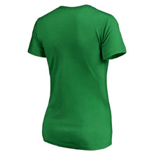 Load image into Gallery viewer, Dallas Cowboys Nfl Pro Line By Women's St. Patrick's Day White Logo T-Shirt - Kelly Green NFL LADIES V-Neck
