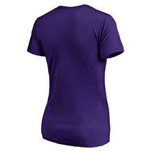 Load image into Gallery viewer, Baltimore Ravens Nfl Pro Line By Women&#39;s Freehand V-Neck T-Shirt - Purple NFL LADIES V-Neck
