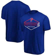 Load image into Gallery viewer, Detroit Pistons Majestic Appreciate The Journey Showtime Cool Base T-Shirt - Blue NBA Guys Tee

