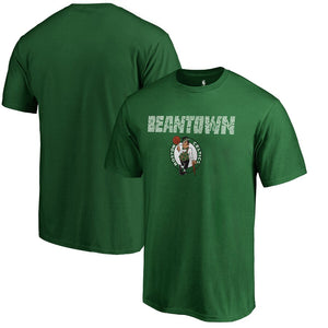 Boston Celtics Hometown Collection Repeating Roster T-Shirt - Green NBA Guys Tee