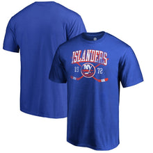 Load image into Gallery viewer, New York Islanders Vintage Collection Line Shift Big And Tall T-Shirt - Blue NHL Guys Tee
