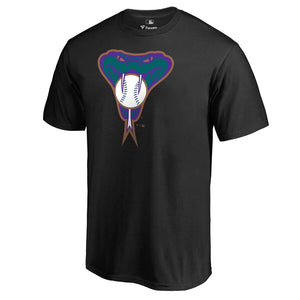 Arizona Diamondbacks Cooperstown Collection Huntington T-Shirt - Black MLB Guys Tee