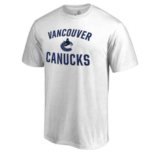 Load image into Gallery viewer, Vancouver Canucks Victory Arch T-Shirt - White NHL Guys Tee
