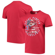 Load image into Gallery viewer, Bryce Harper Philadelphia Phillies Liberty Player T-Shirt - Red MLB Guys Tee
