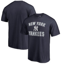 Load image into Gallery viewer, New York Yankees Victory Arch T-Shirt - Navy MLB Guys Tee
