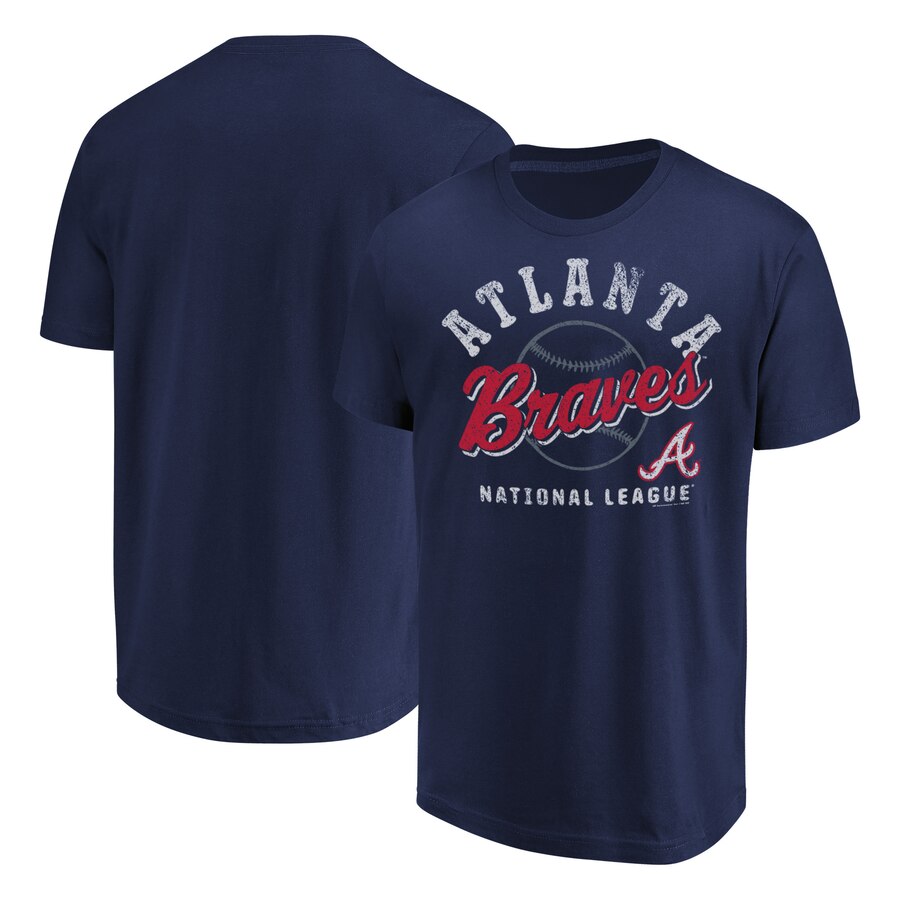 Atlanta Braves Available T-Shirt - Navy MLB Guys Tee