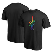 Load image into Gallery viewer, Cleveland Cavaliers Team Pride T-Shirt - Black NBA Guys Tee
