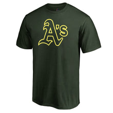 Load image into Gallery viewer, Oakland Athletics Majestic 2018 Players' Weekend T-Shirt - Green MLB Guys Tee
