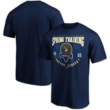 Load image into Gallery viewer, Milwaukee Brewers 2020 Spring Training Pickoff Move T-Shirt - Navy MLB Guys Tee
