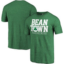 Load image into Gallery viewer, Boston Celtics Hometown Collection Bean Town Tri-Blend T-Shirt - Kelly Green NBA Guys Tee
