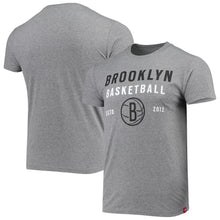 Load image into Gallery viewer, Brooklyn Nets Sportiqe Comfy Tri-Blend T-Shirt - Gray NBA Guys Tee
