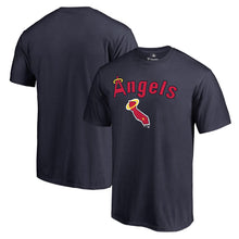 Load image into Gallery viewer, Los Angeles Angels Cooperstown Collection Wahconah T-Shirt - Navy MLB Guys Tee
