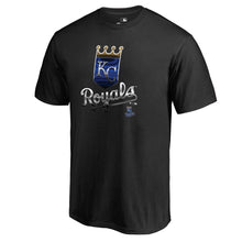 Load image into Gallery viewer, Kansas City Royals Midnight Mascot T-Shirt - Black MLB Guys Tee

