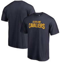 Load image into Gallery viewer, Cleveland Cavaliers Primary Wordmark T-Shirt - Navy NBA Guys Tee
