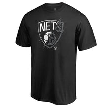 Load image into Gallery viewer, Brooklyn Nets X-Ray Big And Tall T-Shirt - Black NBA Guys Tee
