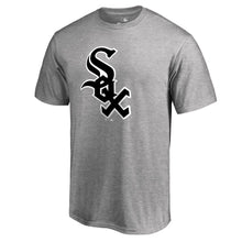 Load image into Gallery viewer, Chicago White Sox Secondary Color Primary Logo T-Shirt - Ash MLB Guys Tee
