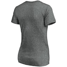 Load image into Gallery viewer, Cleveland Browns Majestic Women's Showtime My Favorite Team V-Neck T-Shirt - Heathered Gray NFL LADIES V-Neck
