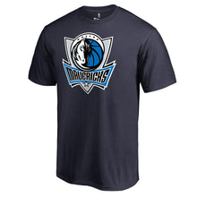 Load image into Gallery viewer, Dallas Mavericks Primary Logo T-Shirt - Navy NBA Guys Tee
