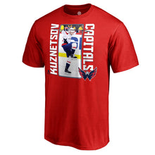 Load image into Gallery viewer, Washington Capitals 2018 Eastern Conference Champions Kuz Celebration T-Shirt - Red NHL Guys Tee
