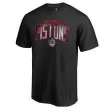 Load image into Gallery viewer, Detroit Pistons Arch Smoke T-Shirt - Black NBA Guys Tee
