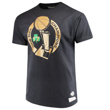 Load image into Gallery viewer, Boston Celtics Hardwood Classics 2008 Nba Champs Trophy T-Shirt - Black NBA Guys Tee
