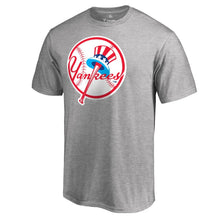 Load image into Gallery viewer, New York Yankees Cooperstown Collection Forbes T-Shirt - Heathered Gray MLB Guys Tee
