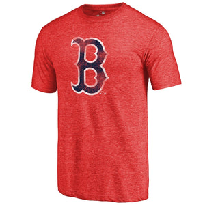 Boston Red Sox Team Tri-Blend T-Shirt - Red MLB Guys Tee
