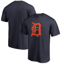 Load image into Gallery viewer, Detroit Tigers Primary Logo T-Shirt - Navy MLB Guys Tee

