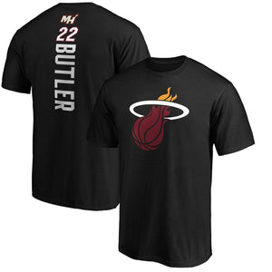Jimmy Butler Miami Heat Team Playmaker Name & Number T-Shirt - Black NBA Guys Tee