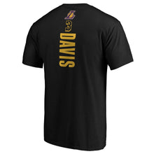 Load image into Gallery viewer, Anthony Davis Los Angeles Lakers Playmaker Name &amp; Number Team T-Shirt - Black NBA Guys Tee
