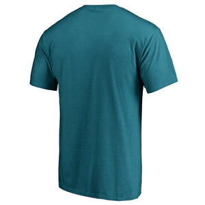 San Jose Sharks Against The World T-Shirt - Teal NHL Guys Tee