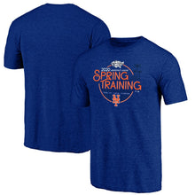 Load image into Gallery viewer, New York Mets 2020 Mlb Spring Training Round Trip Tri-Blend T-Shirt - Heathered Royal MLB Guys Tee
