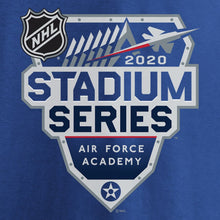 Load image into Gallery viewer, 2020 Nhl Stadium Series Event Logo T-Shirt - Royal NHL Guys Tee
