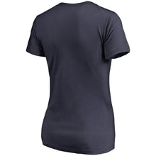 Load image into Gallery viewer, New York Yankees Women&#39;s Fade Out V-Neck T-Shirt - Navy MLB Ladies V-Neck
