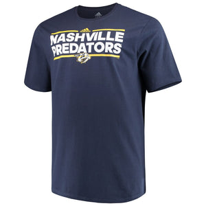 Nashville Predators Adidas Dassler T-Shirt - Navy NHL Guys Tee