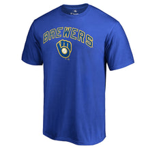 Load image into Gallery viewer, Milwaukee Brewers Cooperstown Collection Wahconah T-Shirt - Royal MLB Guys Tee
