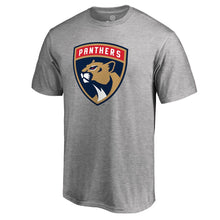 Load image into Gallery viewer, Florida Panthers Primary Logo T-Shirt - Ash NHL Guys Tee
