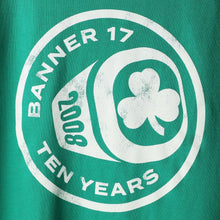 Load image into Gallery viewer, Boston Celtics Banner 17 Tenth Anniversary Ring T-Shirt - Kelly Green NBA Guys Tee

