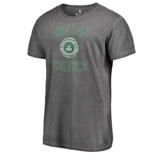 Load image into Gallery viewer, Boston Celtics Icon Shadow Washed T-Shirt - Black NBA Guys Tee
